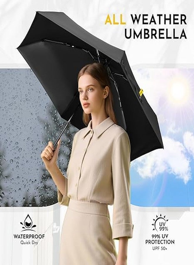 SEVENSPACE UV Big Size Umbrella for Sun Protection Rain Windproof Strong large 2 fold for men women kids boys girls Perfect Umbrella with cover small case stylish Windproof - Image 5